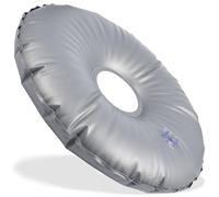 Beavorty Base Desterge pour Pied de Parasol Rond à Eau, Injection d'eau 10 L en PVC Résistant, Poids Stable pour Terrasse et Plage, Compatible Supports Déportés et Mâts de Drapeau,