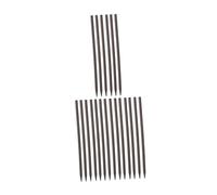 Beavorty Bâtonnet à Cheveux DIY de Bûche en Bois Synthétique Noir, 20pcs Accessoires pour Épingles à Cheveux Simples et Délicates, pour Coiffures Soi-même