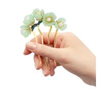 Beavorty Bâtonnet à Cheveux Fleur Vintage Design Simple Raffiné pour Femmes Mariage Soirée 3.15 X 2.48 Pouces