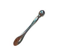 Beavorty Bâtonnet Applicateur Yeux en Alliage de Zinc Argenté Rouleau Facial Massage Contour des Yeux Soins Masque Cosmétique Quotidien