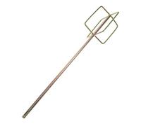 Beavorty Bâtonnet Mélangeur de Peinture en Acier Or Mélangeur de Peinture Facile à Utiliser Accessoire pour Perceuse pour Bétonnière Réutilisable