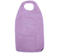 Beavorty Bavards Adulte Étanches Lavables - Protection Repas pour Personnes Âgées ou en Situation de Handicap (Pourpre) - Avec Bandes Velcross