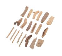 Beavorty Blocs de Bois Flotté Naturel Poli 20 Pièces 3-20 CM pour Décoration Aquarium Eau Douce et Projets Artisanaux Rustiques