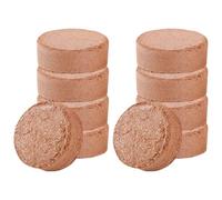 Beavorty Blocs de Tourbe Compressée Nutritifs pour Semis, 60 Pièces Petits Blocs de Sol Expansif en Fibre Végétale, Substrat Absorbant et Hydratant pour Plantation de Fleurs et Jardinage