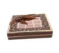 Beavorty Boîte à Cases Noire Coffret Vide pour Truffes et Saint Valentin Pour et Anniversaires