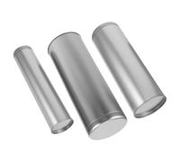 Beavorty Boîte de Moxibustion en Fer Argenté 3pcs Extincteur pour Bâtons de Moxa, Appareil Polyvalent pour Usage Bureau et Maison