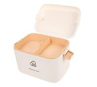 Beavorty Boîte de Rangement Capacité Trousse de Multifonctionnelle avec Double Couche Organiseur Portable pour Maison École et Voyage