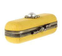 Beavorty Boîte De Rangement Pour Rouge à Lèvres Rétro Taille Compacte En Cuir Synthétique Jaune Moutarde Miroir, Protection Quotidienne Et Transport Facile, Présent Femme Usage Quotidien