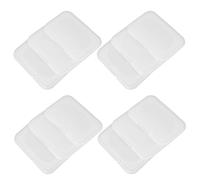 Beavorty Boîte pour Lingettes Humides Lot de 30pcs Couvercle Réutilisable en Plastique Blanc Étanchéité pour Divers Contenants Bébé