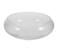 Beavorty Bol à Poisson en Verre Transparent Grand Format, Pot de Plantation Hydroponique pour Plantes D’intérieur et Poissons Rouges, Jardinière Ronde Décorative pour Bureau et Maison