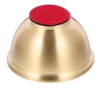 Beavorty Bol D'offrande en Laiton Doré Rond Pratique sans Bavures pour Maison et Temple, Coupe D'autel pour Eau Bénite et Rituels Religieux
