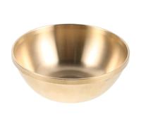 Beavorty Bol en Cuivre Doré pour Offrande D'eau Bouddhiste, Purification et Tranquillité, Design Tibétain Artisanal, pour Contemplation et Yoga à Domicile