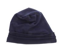 Beavorty Bonnets Enveloppants pour Cheveux Bonnets Anti-chute Turbans pour Femmes de Nuit Turban Bandanas pour Femmes à Pompons Foulards Bleu Foncé