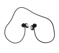 Beavorty Bouchons d'Oreilles Antibruit CD en Silicone pour Dormir Étudier Travailler Réutilisables et Élégants Noir et Argenté Protection Auditive pour Voyager et Concerts