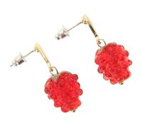 Beavorty Boucles D’oreilles Goujons Forme Fraise Rouge pour Femmes, Légères et Délicates, Bijoux Printemps-été, Accessoires Fruits Mode, Paire Unique Élégante