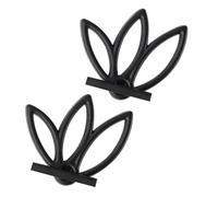 Beavorty Boucles d'oreilles couvertes boucle d'oreille Bijoux Accessoires Noir