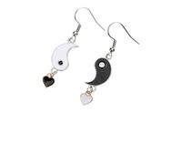 Beavorty Boucles d'Oreilles Pendantes et Blanches pour Femmes Bijoux Asiatiques Présents pour Copines Style Unique Accessoire Élégant