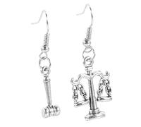 Beavorty Boucles D'oreilles Pendantes Justice Femme En Métal Présent Avocat Légères Et Élégantes Pour Occasions Spéciales