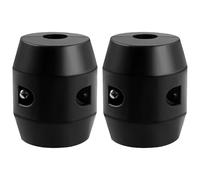 Beavorty Boule de Gravité Noire en Plastique sans Fuite pour Robinet Cuisine, 2pcs Compatible Plupart des Flexibles de Robinet Évier