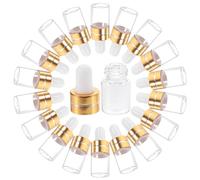 Beavorty Bouteilles En Transparent 50Pcs 2ml Avec Pipette Dropper Réutilisables Pour Huiles Essentielles Et Condiments Flacons Pratiques Pour Échantillons Et DIY