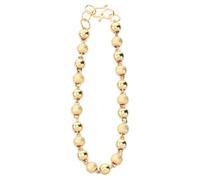 Beavorty Bracelet Titanium Plaqué Or Femme Perles Bouddha Gravées Chaîne Légère et Bijoux Élégants pour Cadeau et Occasions Spéciales