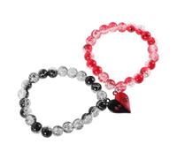 Beavorty Bracelets Aimantés Pour Couple Avec Motif Cœur Battant Chaîne Assortie Alliage De Zinc Bijoux De Relation Pour Amoureux