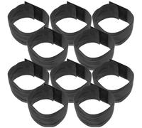 Beavorty Brassard de Deuil Élastique Noir 5x30 Cm Lot de 10 Pièces pour Funérailles, Police et Football, Brassard Commémoratif Ajustable en Tissu, Accessoire Respectueux pour Événements