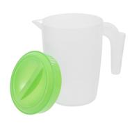 Beavorty Broc et Cruche Pichet D'eau 1l Couvercle, Réutilisable et Portable, pour Thé Glacé, Jus, Bureau ou Dîner