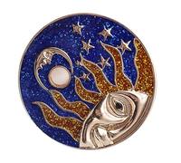 Beavorty Broche Vintage du Soleil en Alliage Léger, Broche Décorative et Délicate pour Vêtements, Accessoires Vestimentaires Féminins et Masculins, pour Décoration et Présent