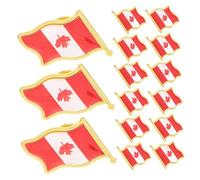 Beavorty Broches Drapeau Du Canada Métal 25 Pièces Pin's Épingles Décoratives Pour Hommes Vêtements Foulards Accessoires Souvenirs Voyage