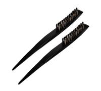 Beavorty Brosse à Cheveux à 2 Peignes à Queue Brosse à Poils pour Cheveux Épais Brosse Lissante Et Démêlante pour Femmes Salon Et Usage Personnel