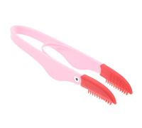 Beavorty Brosse à Larmes Design Multifonctionnel Rose en Plastique et Silicone pour Nettoyer les Yeux Visage des Animaux, Brosse Douce pour Éliminer les Débris Oculaires pour Animaux