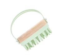 Beavorty Brosse Massage Chevelu Silicone Douce Exfoliante pour Shampoing Brosse Ronde Ergonomique Portable pour Nettoyage Profond et Stimulation Du Chevelu
