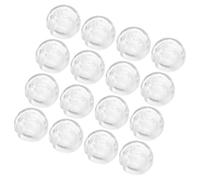 Beavorty Butées de Chaîne à Perles Transparentes 24 Pcs pour Stores Verticaux Fixation Invisible et Solide Accessoires pour Chaîne Inférieure de Store pour Maison et Bureau