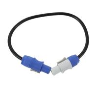 Beavorty Câble d'alimentation pour Éclairage Théâtral en Plastique Protection Complète, pour Installations de Scène et Simplification du Câblage