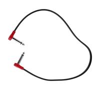 Beavorty Câble Patch pour Pédales de Guitare 50 Cm Connecteur Coudé en Z, Câble D’instrument Anti-bruit Compatible Guitare Électrique, Basse et Clavier - Studio et Scène
