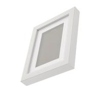 Beavorty Cadre D'exposition pour Médailles Blanc Support Vertical, Vitrine Épaissie Anti-Rayures, Cadre Décoratif Maison et Bureau, Présentoir pour Médailles Sportives et Souvenirs