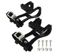 Beavorty Cale-Pieds Remplaçables pour Vélo d'exercice Clips Flexibles Courroies Réglables Paire Vis et Corde Accessoires Vélo Fitness et VTT Équipement Sport Intérieur et Extérieur