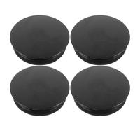 Beavorty Capuchon de Protection de Manivelle de Vélo en Alliage D'aluminium Noir, 4pcs pour Pédalier 21-23 Mm, Résistant à l'usure Bruit, pour Vélo de Route