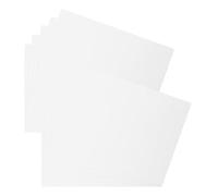 Beavorty Cartes de Visite Vierges Lot de 10 10 en Plastique Pet Blanc pour Sublimation, Flexibles et Imprimables par Transfert Thermique Supports pour Impression