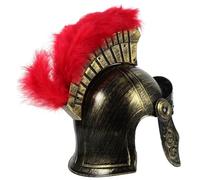 Beavorty Casque de Cosplay Gladiateur Romain en Plastique Léger Décoration Antique et Finition Soignée, pour Costume Adulte et Séance Photo