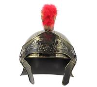 Beavorty Casque Médiéval Doré de Soldat Romain pour Adulte Accessoire Cosplay Costume Médiéval Viking Chapeau de pour Fête Halloween Carnaval