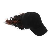 Beavorty Casquette à Cheveux Intégrée pour Femmes Chapeau Baseball Bob Synthétique Perruque Courte Attachée Look Naturel et Pratique pour Rapides