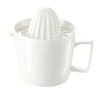 Beavorty Céramique Blanche Presse-agrumes Manuel, Tasse à Jus Compacte | Nettoyage Facile, Matériau Sûr et Fiable, Format Discret, Usage Quotidien, Finition Blanche