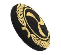Beavorty Chapeau Marin Brodé Avec Écusson Nautique Pour Accessoires De Costume De Marin Badge Pour Tenues Thématiques Et Fêtes Nautiques