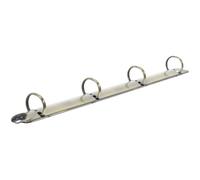 Beavorty Classeur Métallique A4 4 Anneaux 2 CM Système de Reliure Kit de Remplacement pour Dossiers de Fichiers et Stockage de Documents