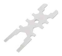 Beavorty Clé à Molette Multi-standard en Acier Carbone A3 Épais pour Robinets Domestiques et Écrous de Salle de Bain, Outil Multifonction pour Travaux D'installation Style Style Aléatoire