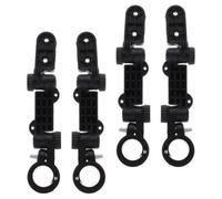 Beavorty Clip de Garde-Boue Vélo Arrière 4pcs en Plastique Haute Résistance pour VTT et Vélo de Route, Accessoire Fixation Facile Éclaboussures