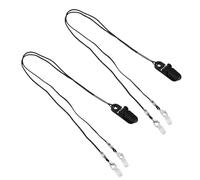 Beavorty Clip de Sécurité pour Appareil Auditif Cordon Réglable en Abs et Nylon Confortable à Porter Activités en Plein Air Lot de 2 Set de Set pour Seniors