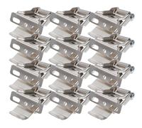 Beavorty Clips à Ressort pour Spots Encastrés 20 Pièces, Pinces Métalliques Robustes pour Fixation Plafond, Compatibles Panneaux Lumineux et Installation Encastrée Intérieure
